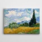 Vincent Van Gogh Wheat Field With Cypresses Kanvas Tablo
